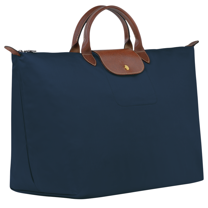 Le Pliage Original 旅行袋 S , 海軍藍 - 再生帆布  - 查看 3 6