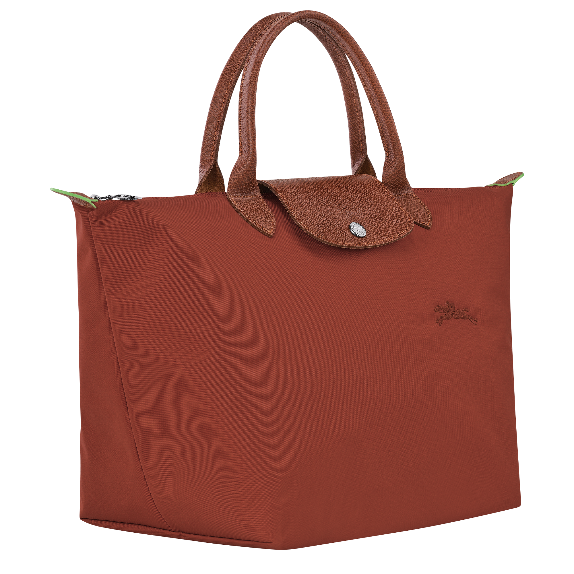 Handbag M, Chestnut - View 3 of
7 - zoom in Le Pliage Green Handbag M, Chestnut