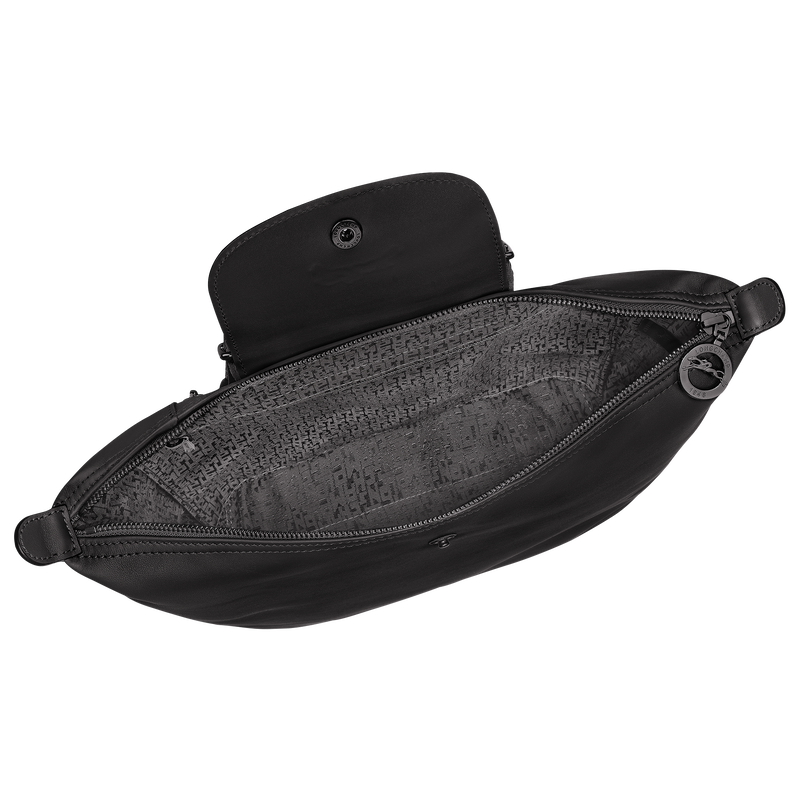 Zaino M Le Pliage Xtra , Pelle - Nero  - View 5 of  6