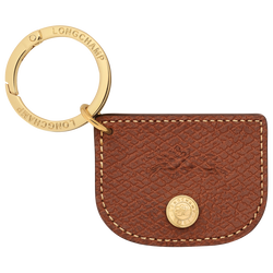 Épure Key ring , Brown - Leather