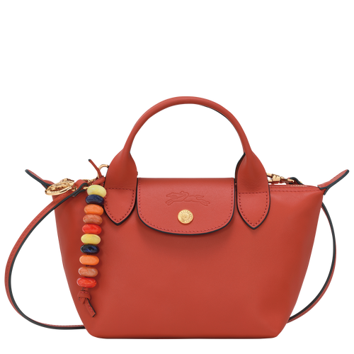 Le Pliage Xtra Bolso con asa superior XS , Cuero - Siena - Vista 5 de 7