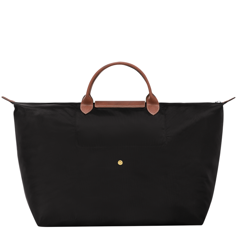 Le Pliage Original L Travel bag , Black - Recycled canvas  - View 4 of  6