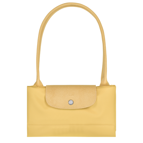 Le Pliage Green L Tote bag , Wheat - Recycled canvas - View 6 of 6