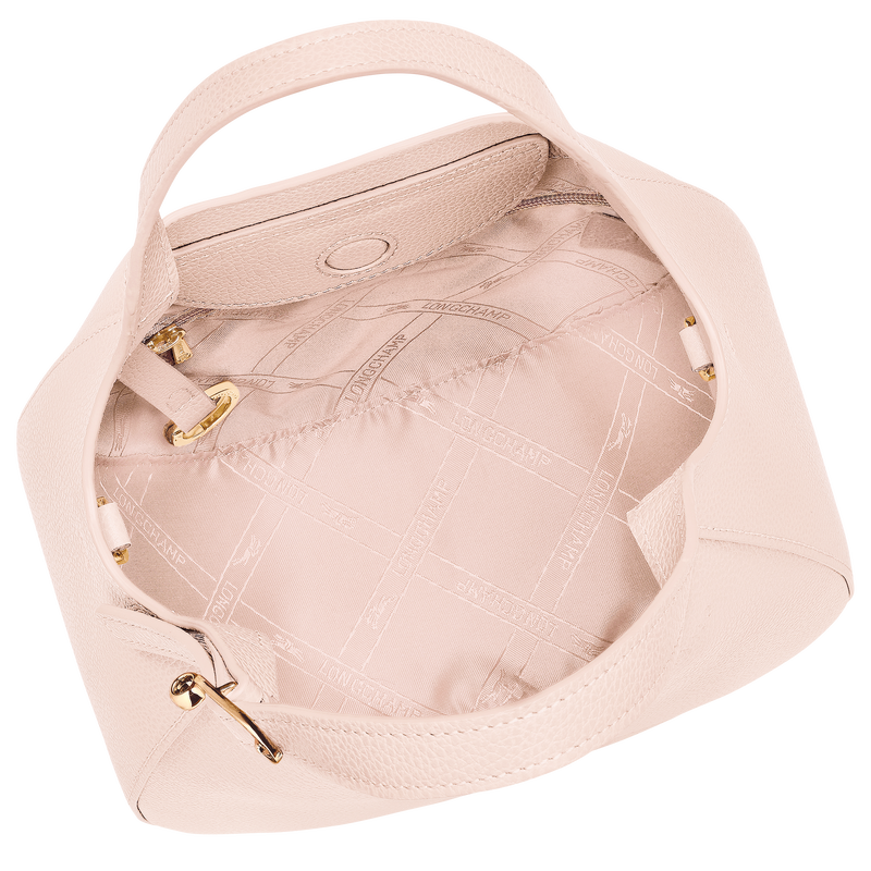 Le Foulonné S Handbag , Cream - Leather  - View 6 of  7
