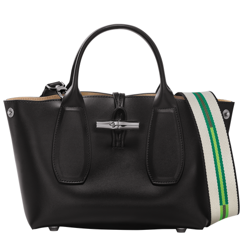 Le Roseau S Handbag , Black - Leather - View 5 of 7