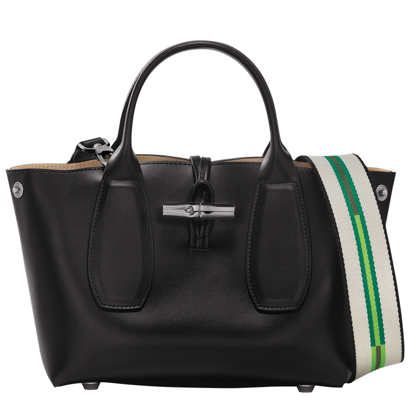Le Roseau S Handbag , Black - Leather  - View 5 of  7