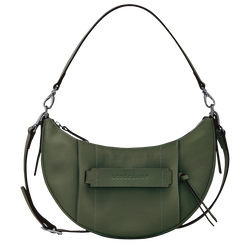 Longchamp 3D S Crossbody bag , Khaki - Leather