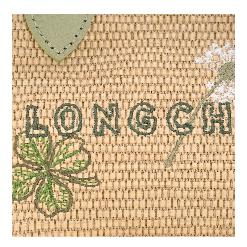 Le Pliage Collection XS Basket bag , Almond Green - Canvas  - View 6 of  7