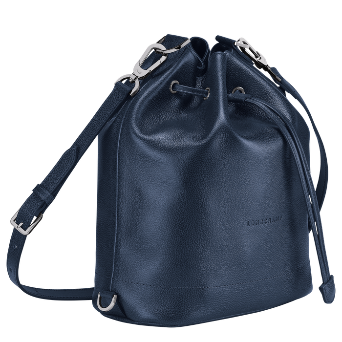Bucket bag M Le Foulonné Navy (10062021556) | Longchamp DK Bucket bag M Le Foulonné Navy (10062021556) | Longchamp DK