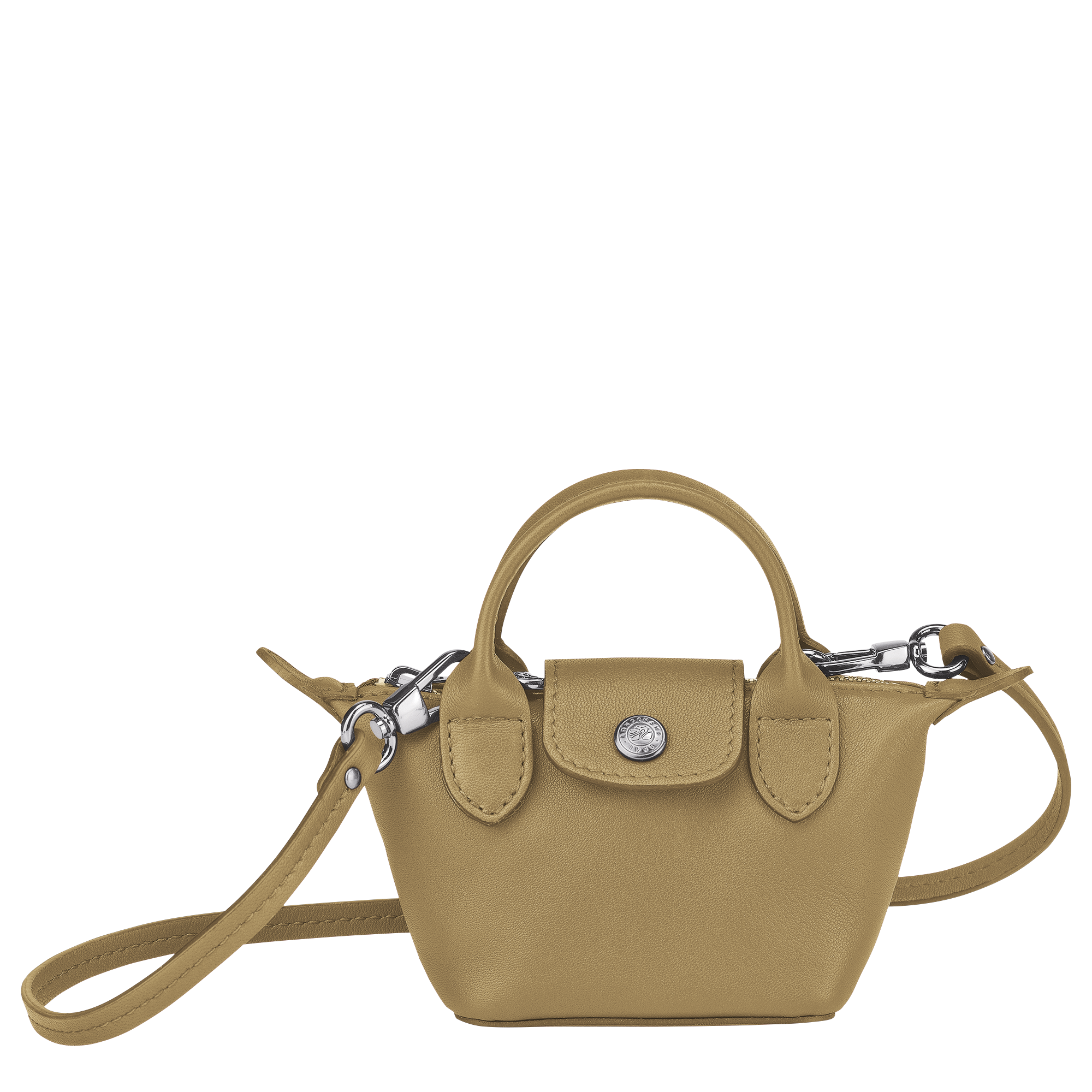 longchamp le pliage leather crossbody