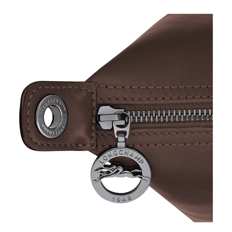 Sac &agrave; main S Le Pliage Xtra , Cuir - Moka  - Vue 5 de 5