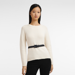 Roseau Essential Ladies' belt , Black - Leather