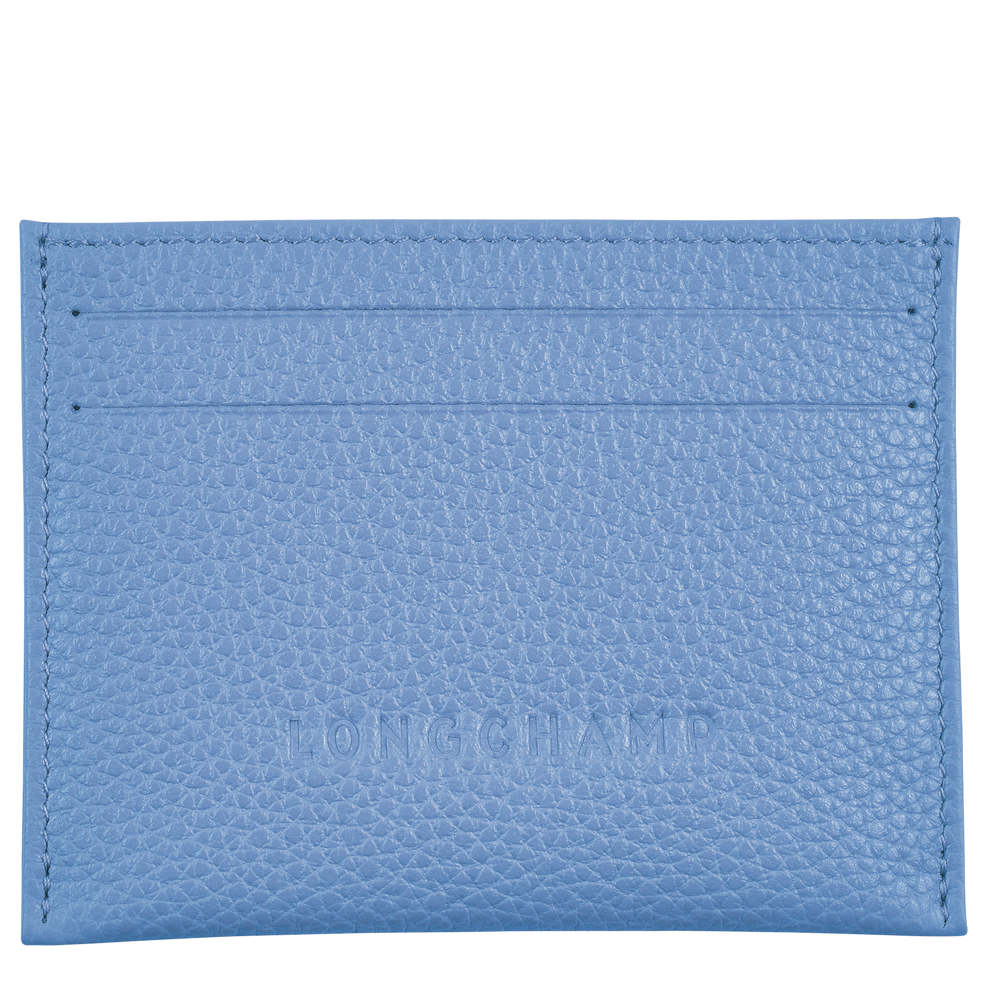 Le Foulonné Cardholder Cloud Blue - Leather (L3218021529