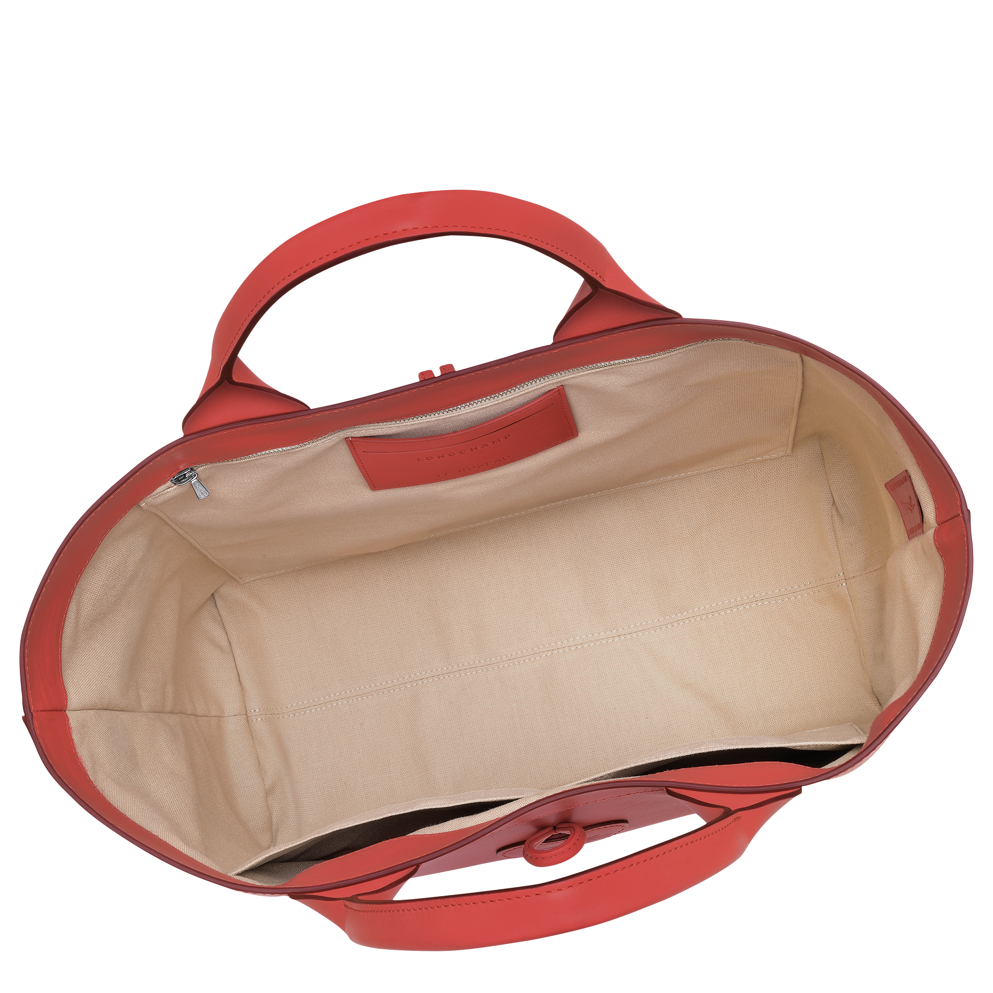 ル ロゾ L トートバッグ レッド - レザー | ロンシャン JP