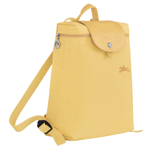 Rucksack M Le Pliage Green , Recyceltes Canvas - Weizengelb - Ansicht 2 von 5