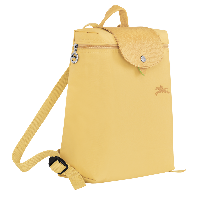 Rucksack M Le Pliage Green , Recyceltes Canvas - Weizengelb  - Ansicht 2 von 5
