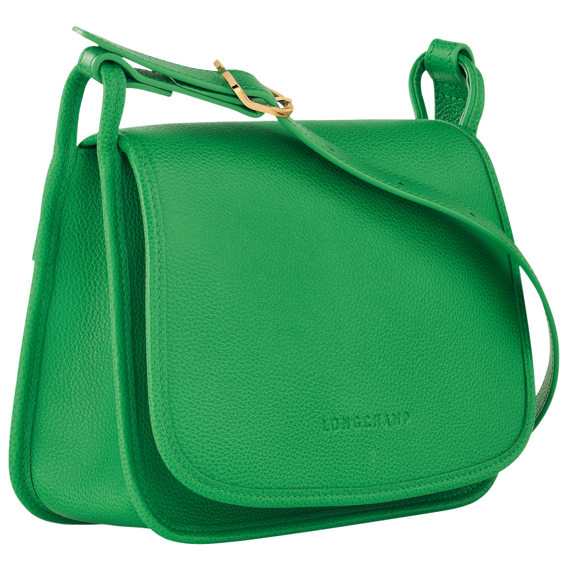 Le Foulonné Crossbodytas S , Grasgroen - Leder  - Weergave 3 van  4