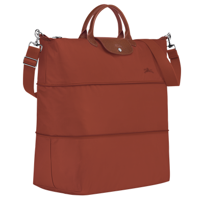 Le Pliage Green Travel bag expandable, Chestnut