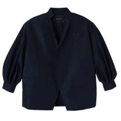 Kimono jacket , Navy - Techno taffeta
