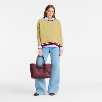 Longchamp 3D Bolso de hombro , Cuero - Burdeos