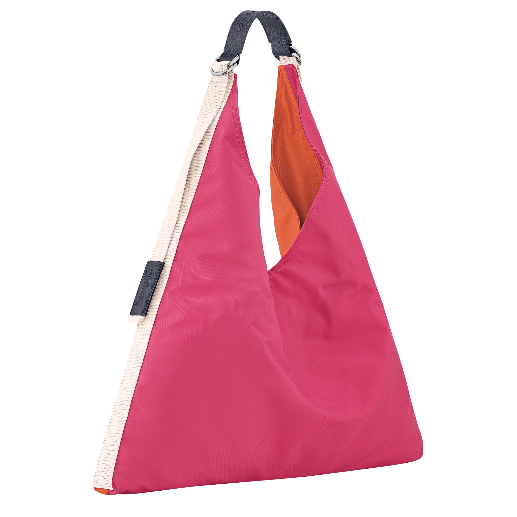 Re-Play Borsa da spalla XL,  Arancio/Rosa