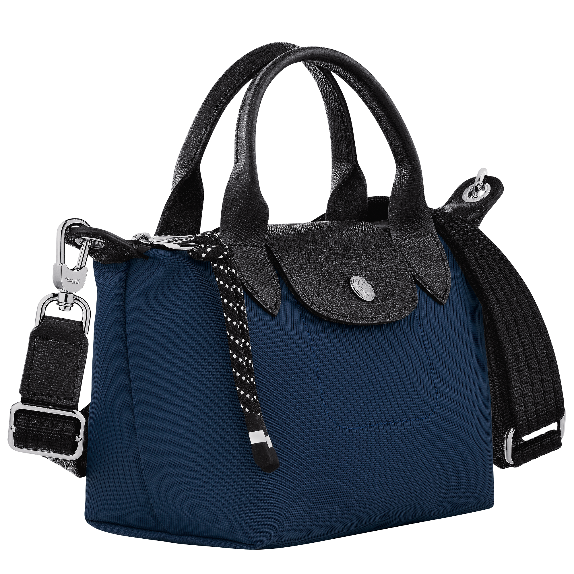 トップハンドルバッグ XS, ネイビー - ビュー 3:
6 - 拡大 ル プリアージュ® エナジー トップハンドルバッグ XS, ネイビー