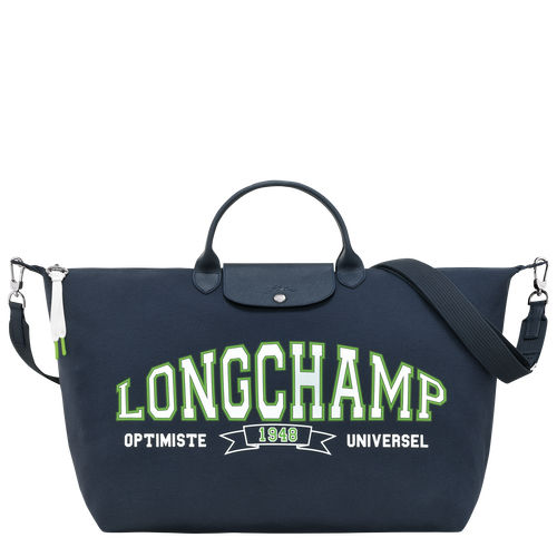Le Pliage Collection Travel bag Navy Canvas Longchamp US