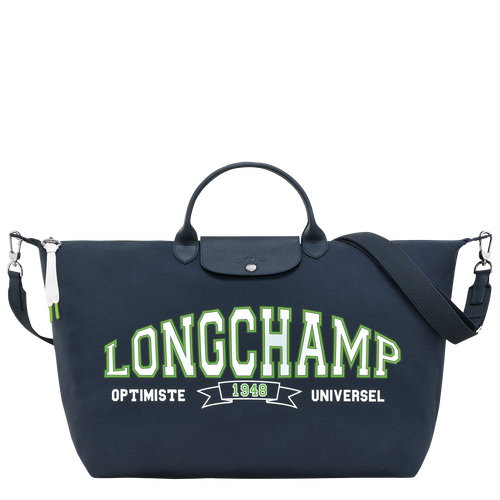 Le Pliage Collection Travel bag , Navy - Canvas - View 1 of  6