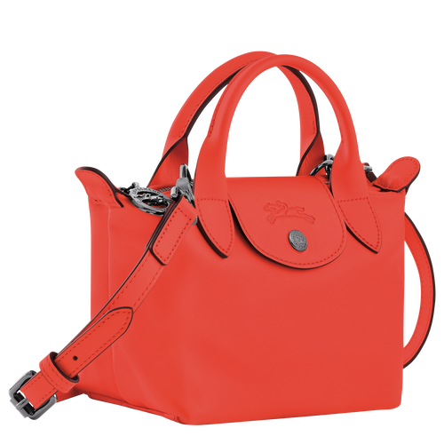 Le Pliage Xtra XS Handbag , Orange - Leather - View 3 of 6