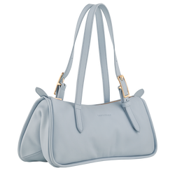 Looong Shoulder bag , Sky Blue - Leather