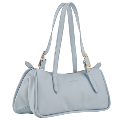 Looong Shoulder bag , Sky Blue - Leather