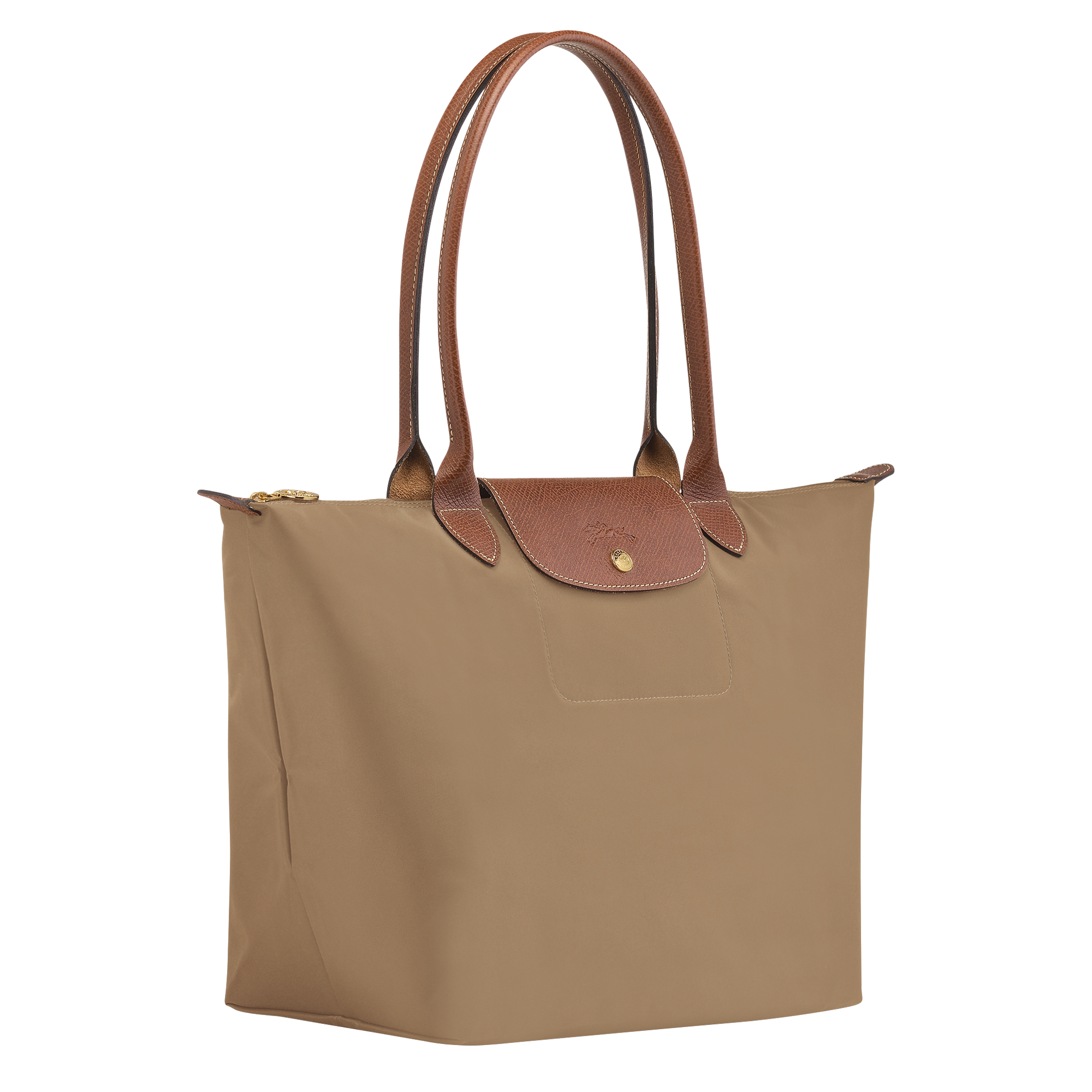 brown longchamp bag