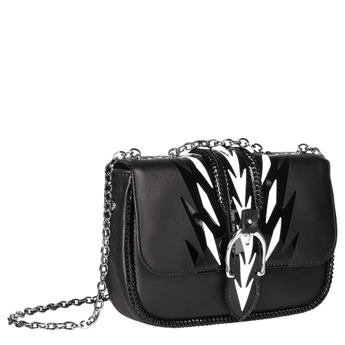 Sac porté épaule, Noir/Blanc Vue 2 de Sac porté épaule, Noir/Blanc, hi-res