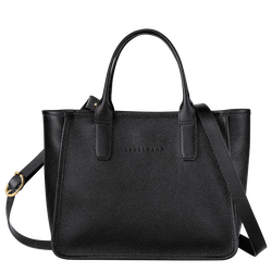 Le Foulonné M Tote bag , Black - Leather