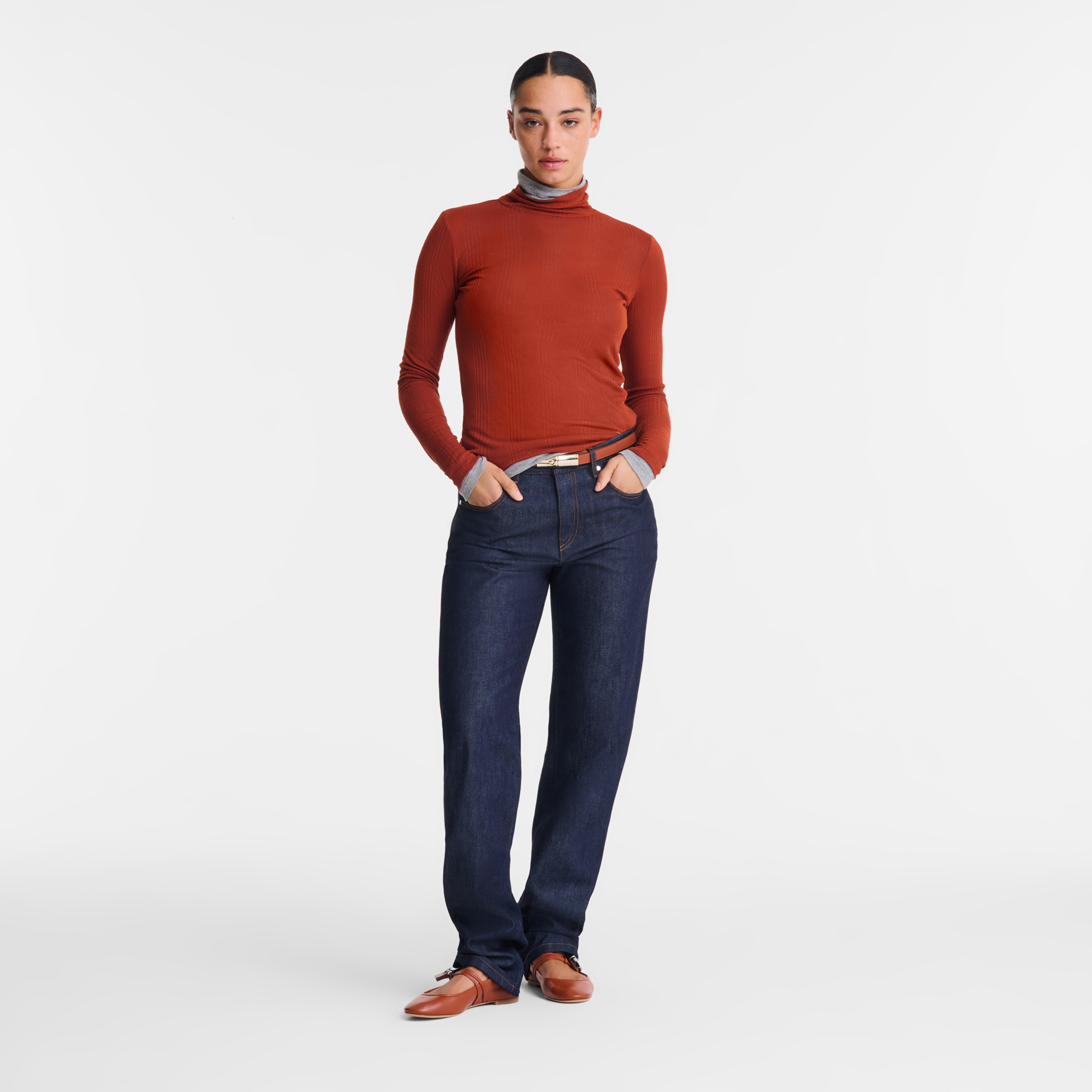 Thin turtleneck sweater, Marmalade - View 2 of
5 - zoom in null Thin turtleneck sweater, Marmalade