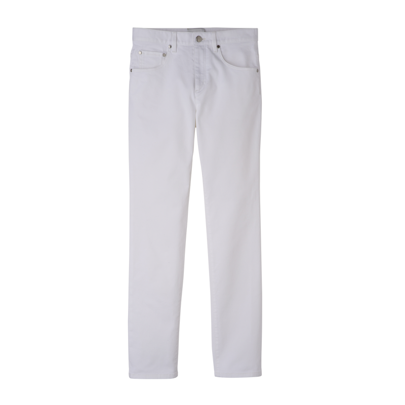 Trousers , White - Gabardine  - View 1 of  6