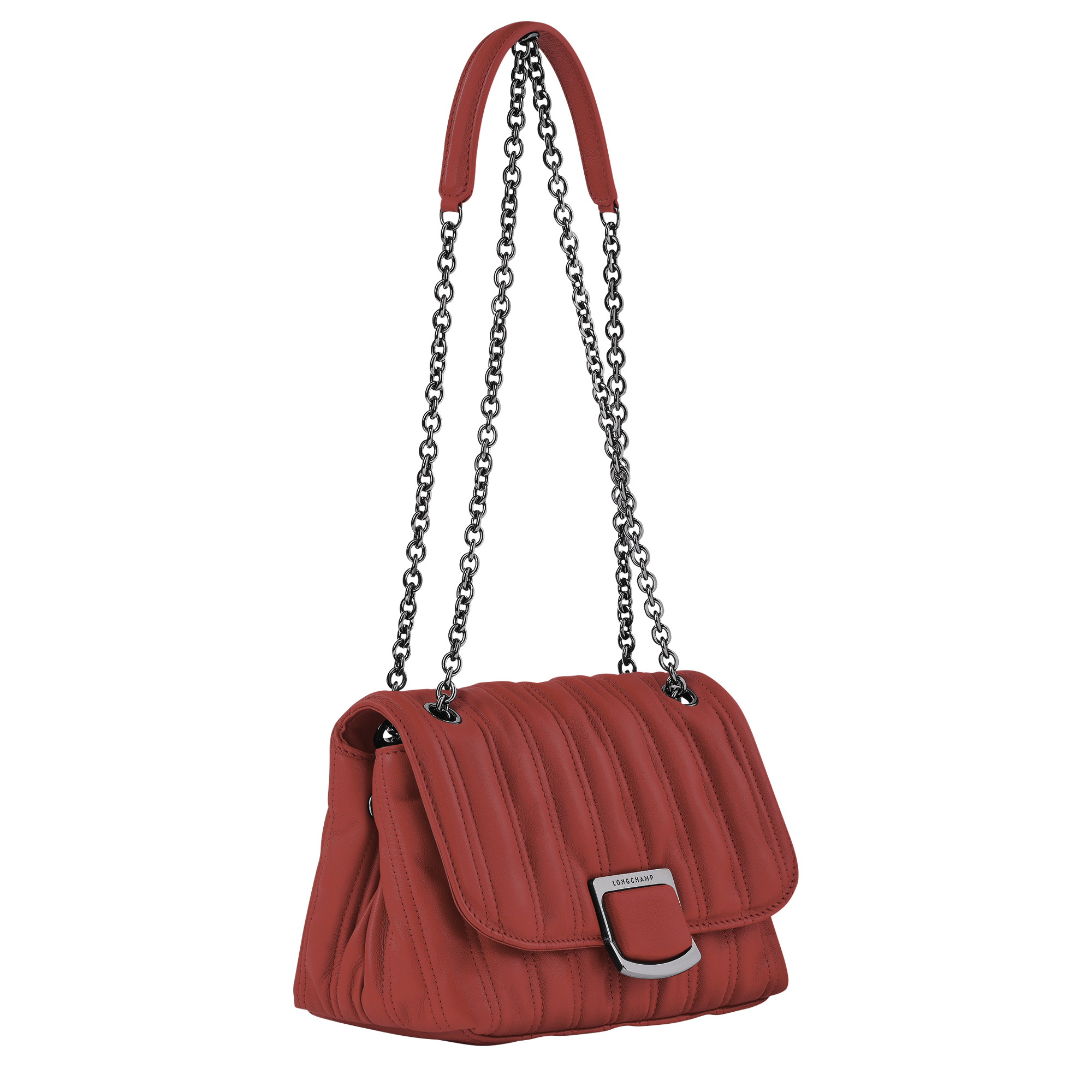 longchamp red crossbody bag