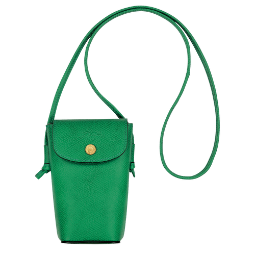 Portemonnaie mit Lederband Épure , Leder - Grün - Ansicht 1 von 4