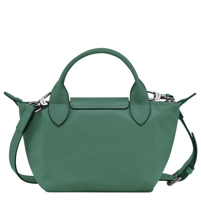 Le Pliage Xtra Bolso con asa superior XS , Cuero - Salvia  - Vista 4 de 5