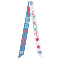 Catch The Parisian Wave Headband , Slate - Silk