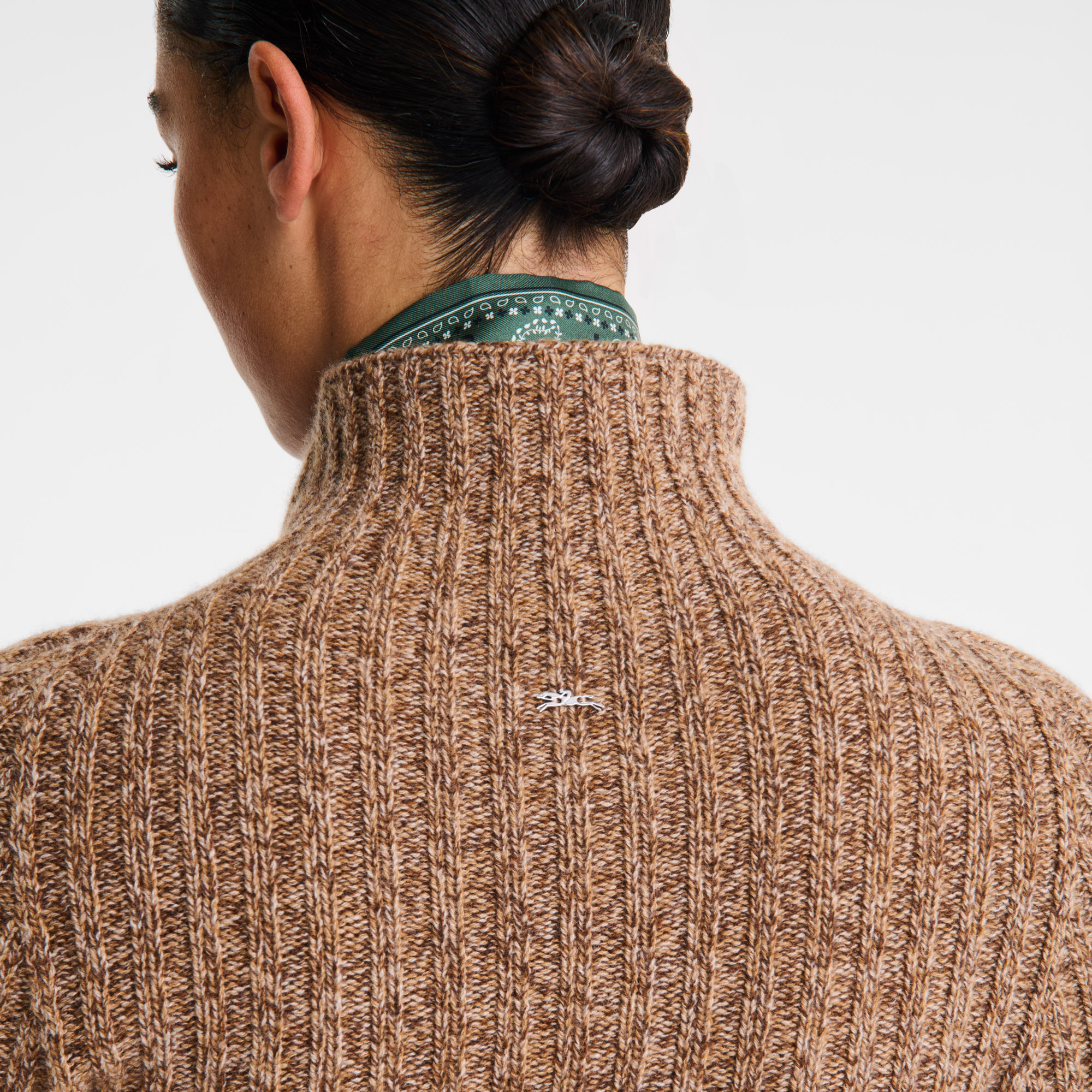 Pullover mit hohem Kragen, Schokobraun - Ansicht 5 von
5 - Zoom vergrößern null Pullover mit hohem Kragen, Schokobraun