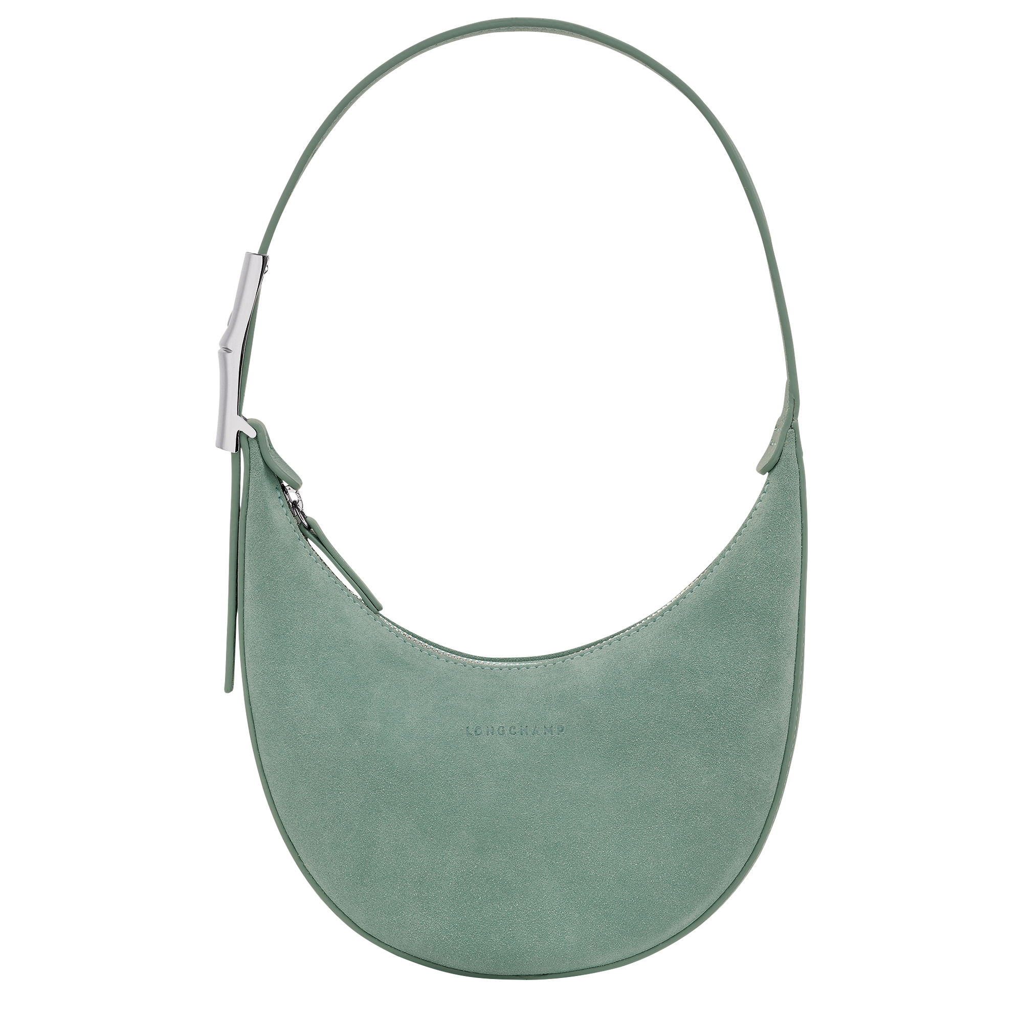 Roseau Essential S Hobo bag Green-gray - Leather (10217HDMM00)