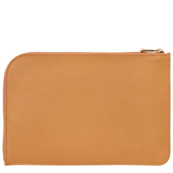 Le Foulonné Pouch , Walnut - Leather