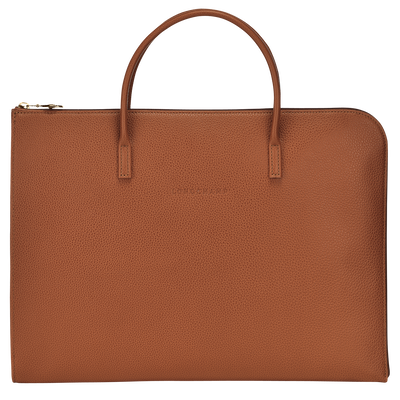 Le Foulonné Briefcase S, Caramel