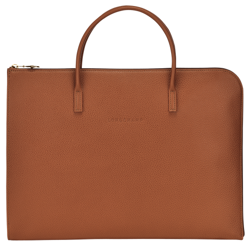 Le Foulonné S Briefcase , Caramel - Leather - View 1 of 5