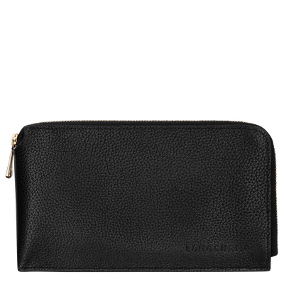 Pochette Le Foulonn&eacute; , Leder - Schwarz