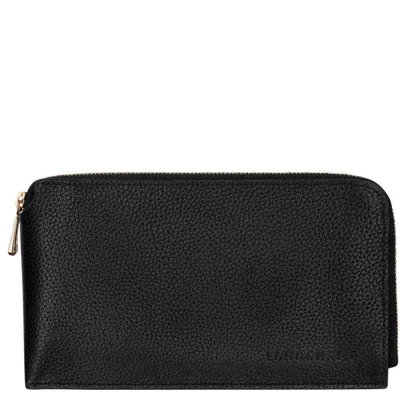 Pochette Le Foulonn&eacute; , Pelle - Nero  - View 1 of  2