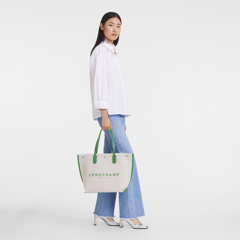 Essential L Tote bag , Green - Canvas  - View 7 of  7