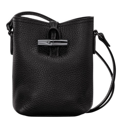 Le Roseau Essential Crossbodytas XS , Zwart - Leder - Weergave 1 van  6