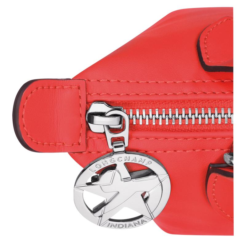 Longchamp x Robert Indiana 系列 手提包 XS , 紅色 - 皮革  - 查看 5 5